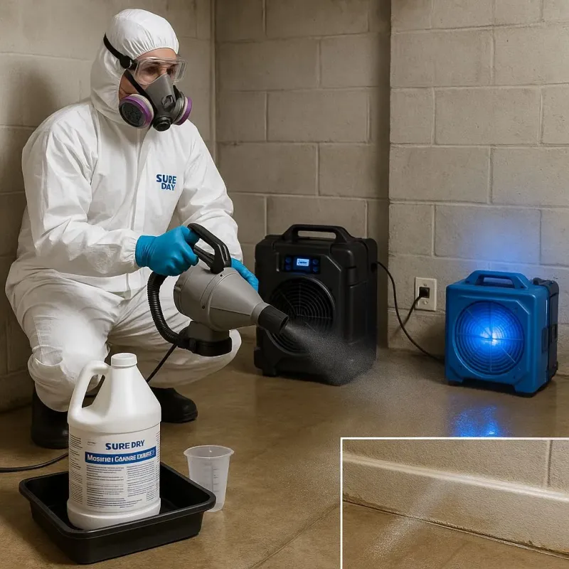 Sanitization and Odor Removal process in Potterville, MI