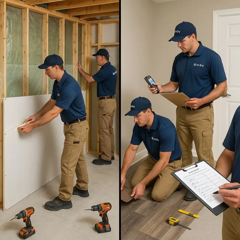 Repairs and Reconstruction process in Potterville, MI